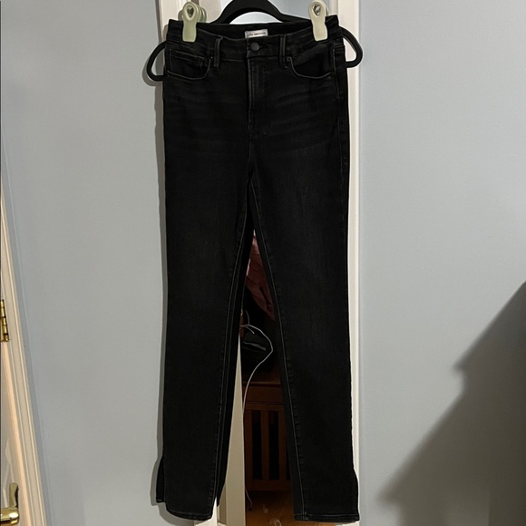 Good American Black Skinny Jeans 6/28 - Picture 2 of 12